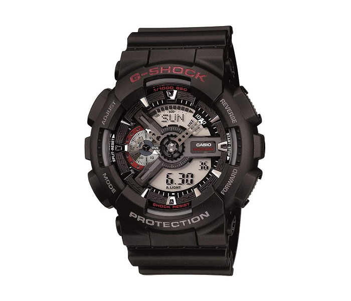 Casio GA-110-1AVDR G-Shock Youth Fashion Analogue Digital Watch for Men - Black - Zoom Image 1