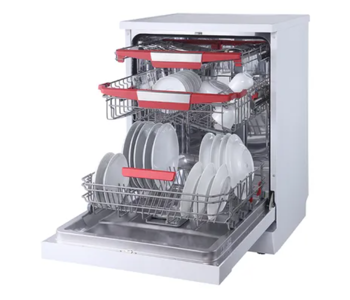 Evvoli EVDW-153HW 7 programs 15 place 3 baskets Electric Dishwasher - White - Zoom Image 5