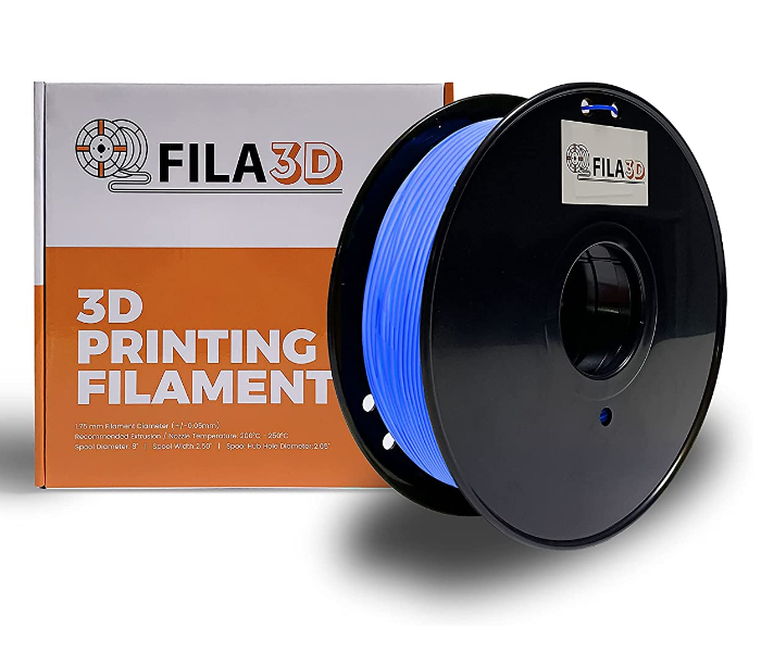 Fila3D 1.75mm Matte PLA 1 Kg 3D Printer Filament – Blue - Zoom Image 1