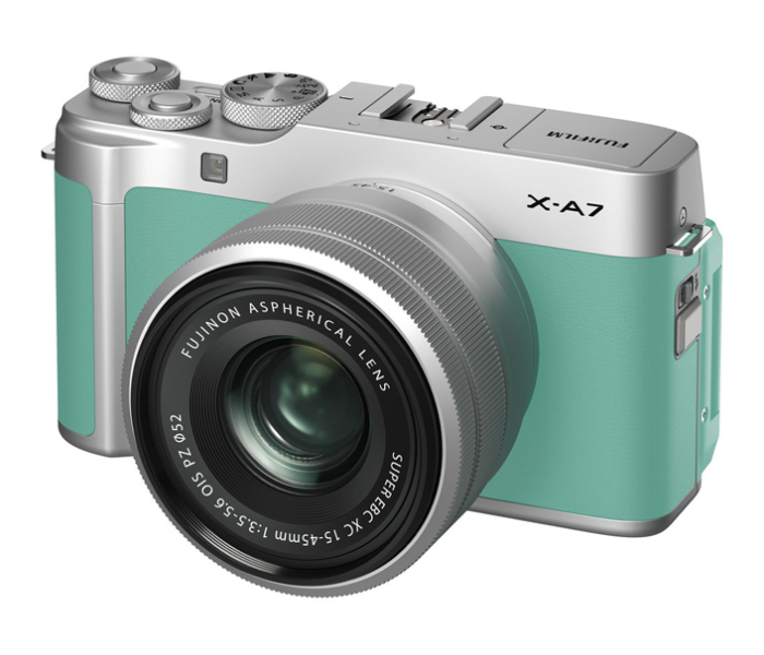 Fujifilm X-A7 Mirrorless Digital Camera with 15-45mm Lens - Mint Green - Zoom Image