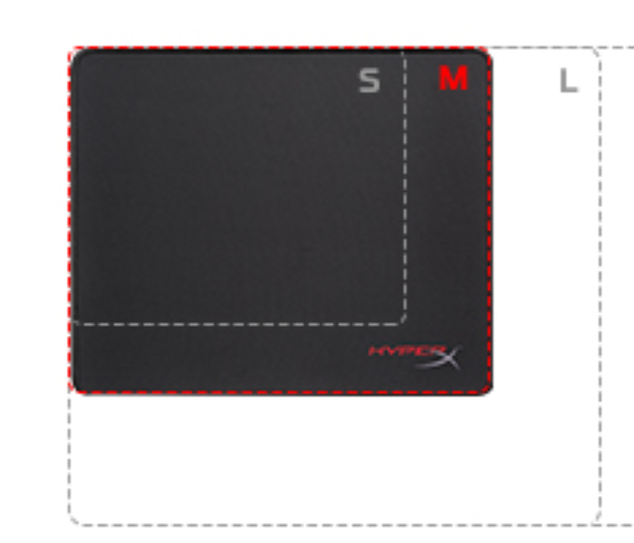 HyperX HX-MPFS-M FURY S Pro Gaming Mouse Pad - Black - Zoom Image 1