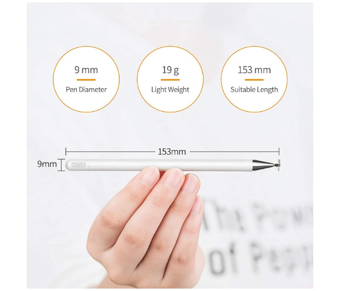 Trands TR-PN899 Touch Screen Stylus Pen - White - Zoom Image 3