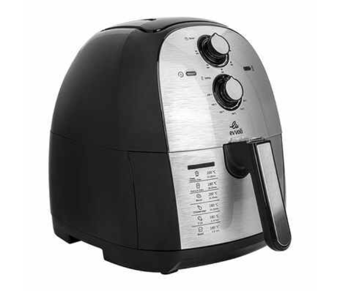 Evvoli VKA-AF5501B 5.5L 1700W Multifunction Air Fryer With Timer and Temperature Control 6 Preset Programs - Black and Grey - Zoom Image 3