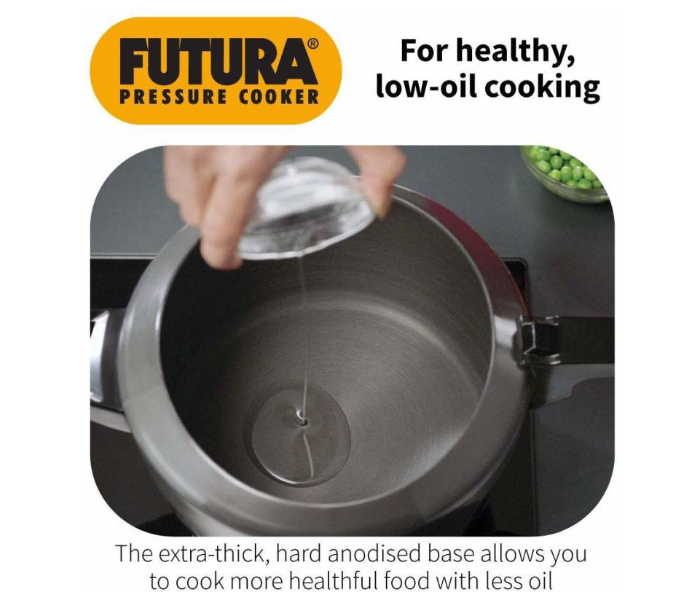 Hawkins F20 7 Litre Futura Pressure Cooker - Black - Zoom Image 2