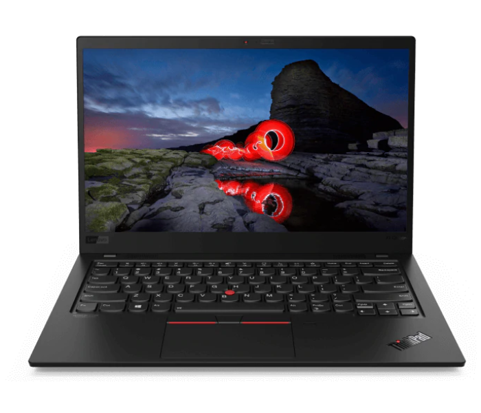 Lenovo ThinkPad X1 Carbon Gen8 20U90076AD 14.0 Inch FHD Intel Cire i7-10510U 16GB DDR3 RAM 1TB SSD Integrated Intel Graphics KYB BL Arabic-English Win10 Pro 64 - Black - Zoom Image 2