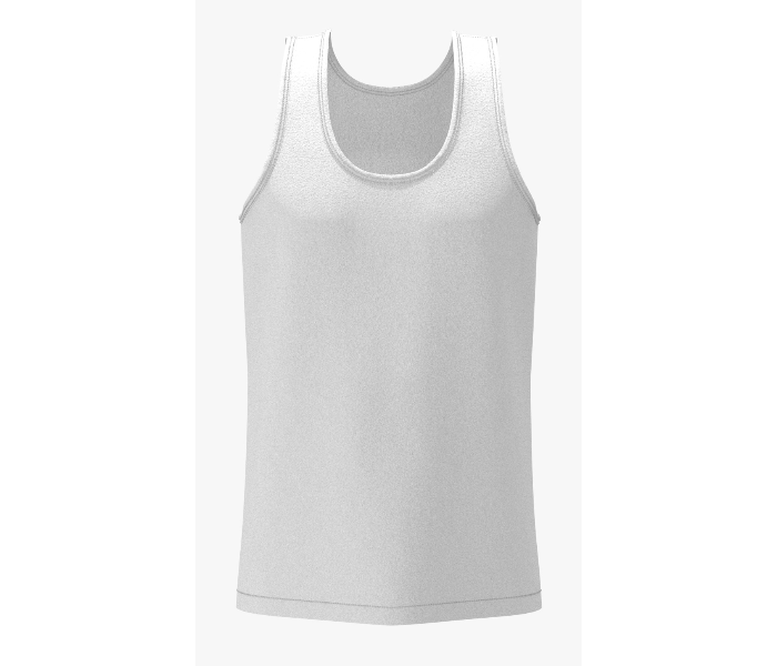 Oryx Cotton Small Men Vest - White - Zoom Image 1