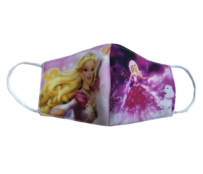 Zap Princess Printed Reusable and Washable Mask for Kids - Zoom Image