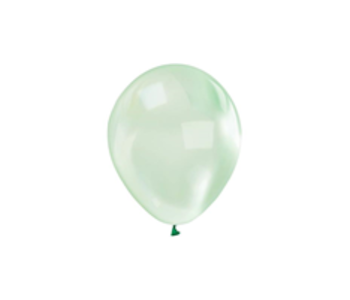 Rota Party 12 Inch Extra Transparent 100 Pieces Balloon - Green - Zoom Image