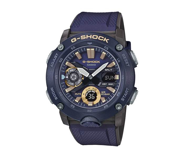 Casio GA-2000-2AVDR G-Shock Standard Analogue Digital Watch for Men - Dark Blue - Zoom Image 1