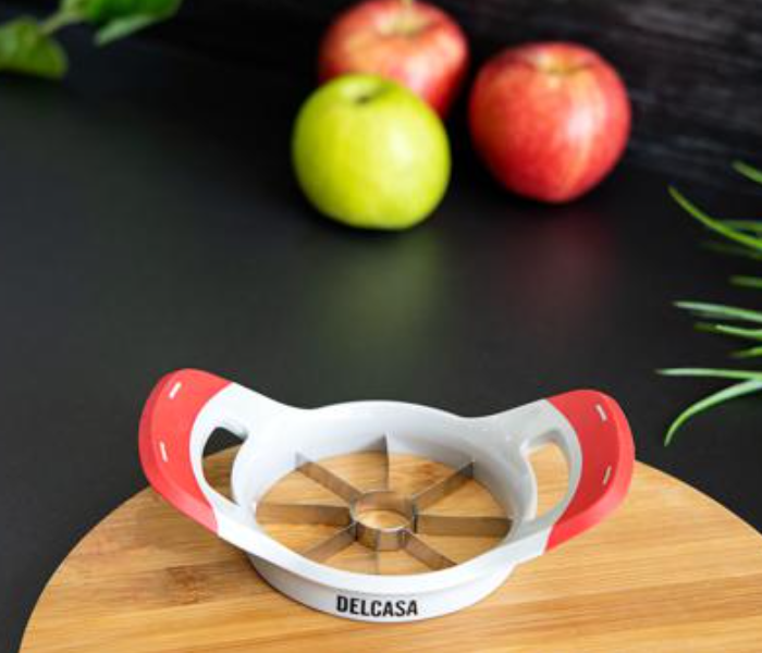 Delcasa DC1679 Apple Cutter - White and Red - Zoom Image 1