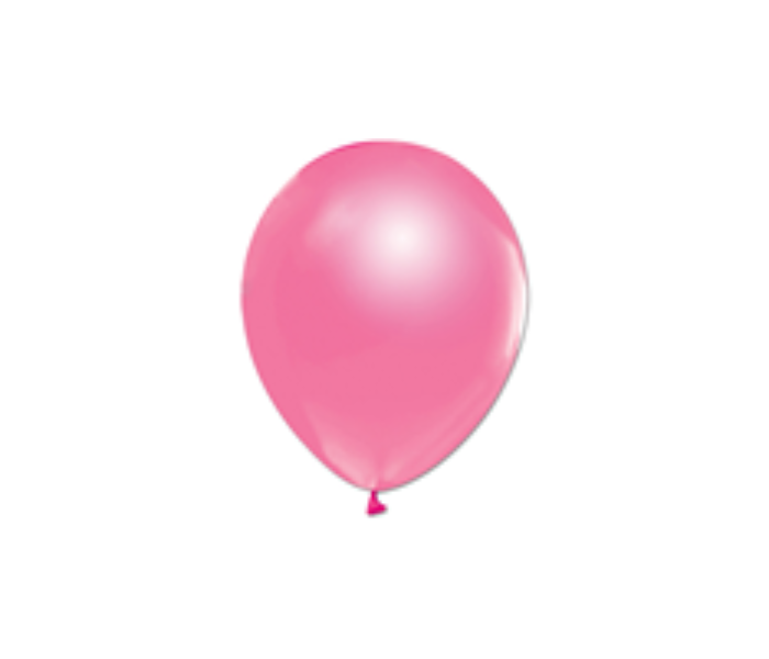 Rota Party Pack of 100 Piece 12 inch Metallic Latex Balloon - Pink - Zoom Image