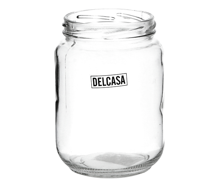 Delcasa DC1753 600ml 6 Pieces Glass Storage Jar Set - Clear - Zoom Image 2