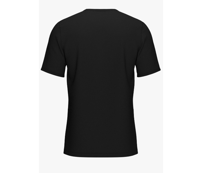 Oryx Cotton Large Men O Neck T Shirt - Black - Zoom Image 2