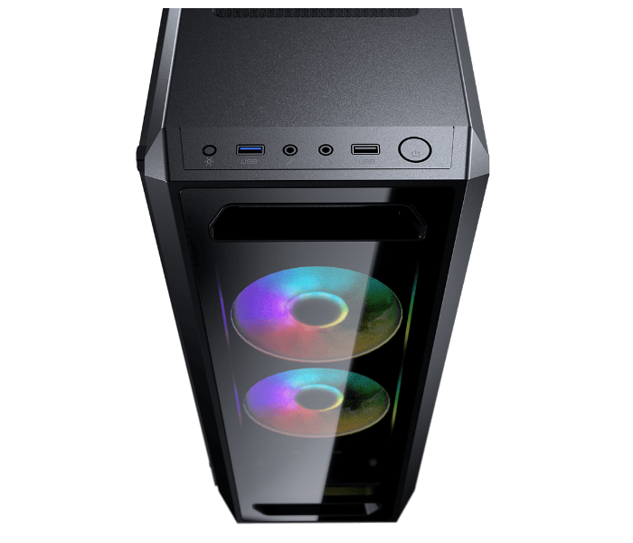 Cougar MX350 RGB Mid-Tower Mid Tower ATX Gaming Case - Black - Zoom Image 6