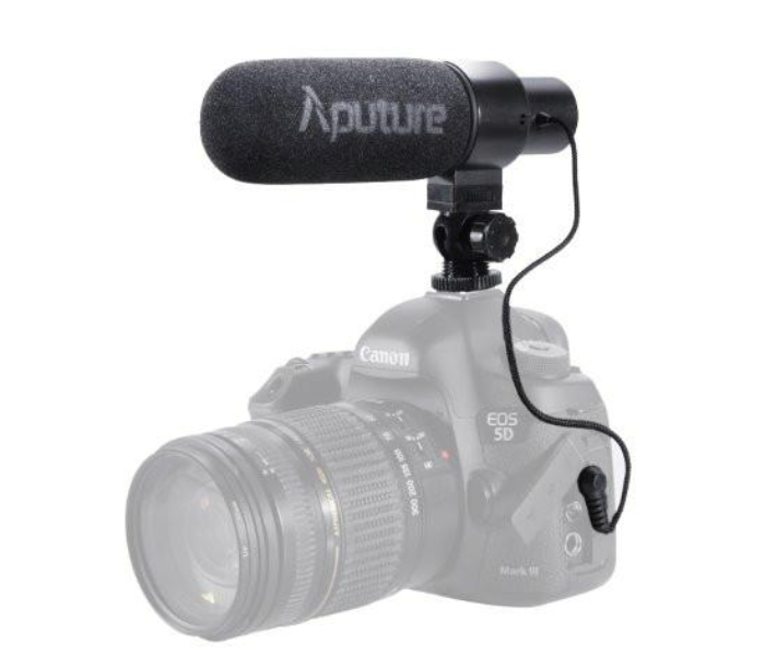 Aputure V-Mic D1 Directional Condenser Shotgun Microphone - Black - Zoom Image 1