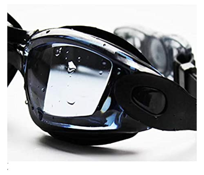 M and J Non Leaking Unisex Swimming Goggles - Black - Zoom Image 2