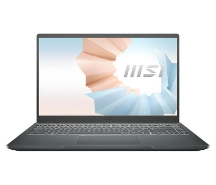 MSI Modern 14 B10MW 14-Inch Display Core i3-10110U Processor 4GB RAM 256GB Storage Intel UHD Graphics - Carbon Grey - Zoom Image 1