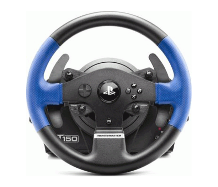 Thrustmaster TM-WHL-T150RS-PRO Official PS4 licensed Racing Wheel - Black and Blue - Zoom Image 3