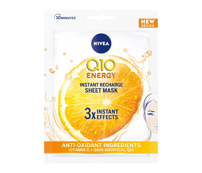 Nivea Q10 Vitamin C Sheet Mask - Zoom Image