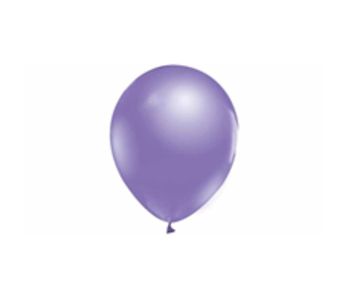 Rota Party Pack of 100 Piece 12 inch Metallic Latex Balloon - Light Violet - Zoom Image