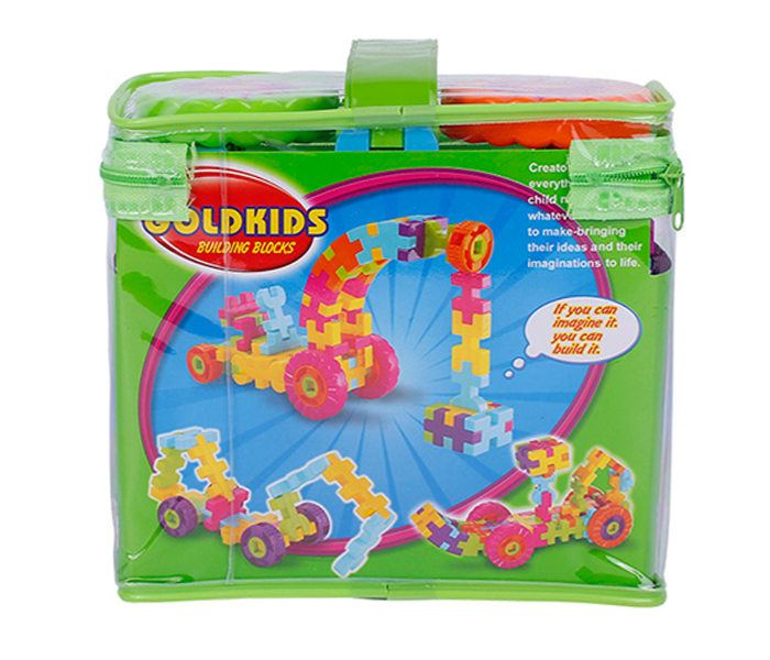 Goldkids HJ-3736 62 Pieces Building Blocks with Square Bag - Zoom Image