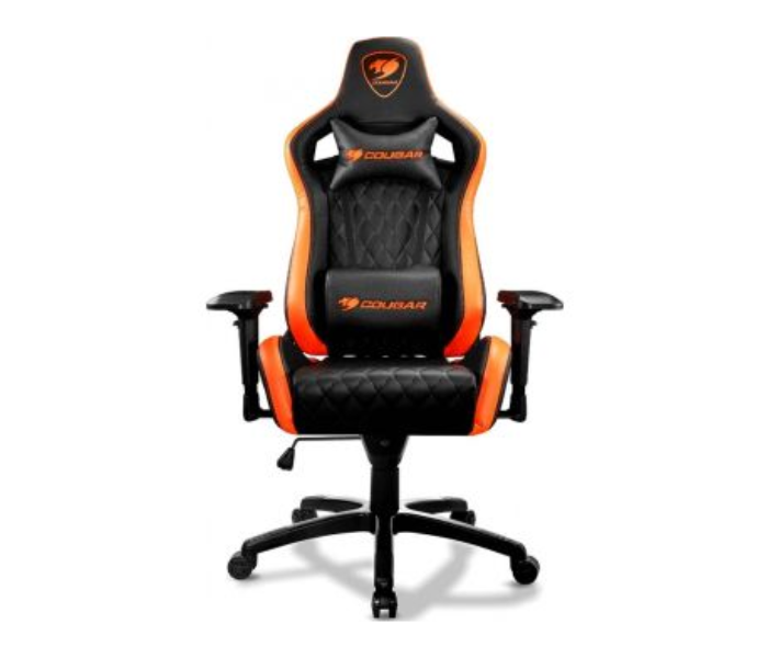 Cougar Armour S Adjustable Design Gaming Chair - Black & Orange - Zoom Image 1