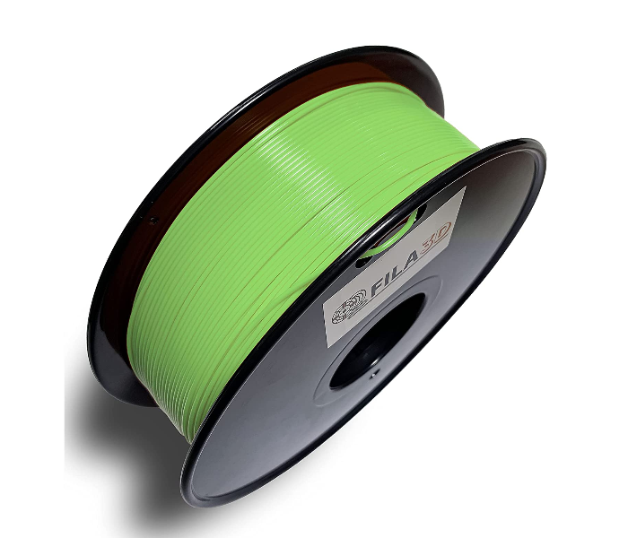 Fila3D 1.75mm TPU 1Kg 3D Printer Filament Transparent - Green - Zoom Image 3