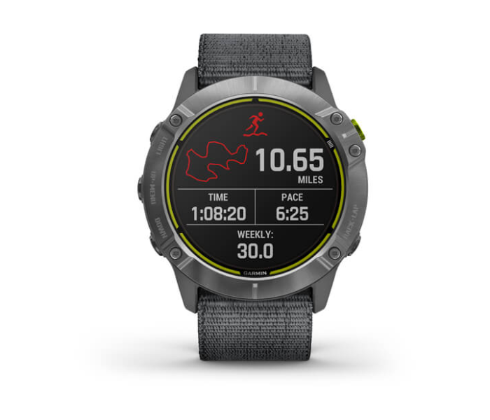 Garmin 010-02408-00 Enduro Smartwatch with Steel Body and Gray UltraFit Nylon Strap - Gray - Zoom Image 4