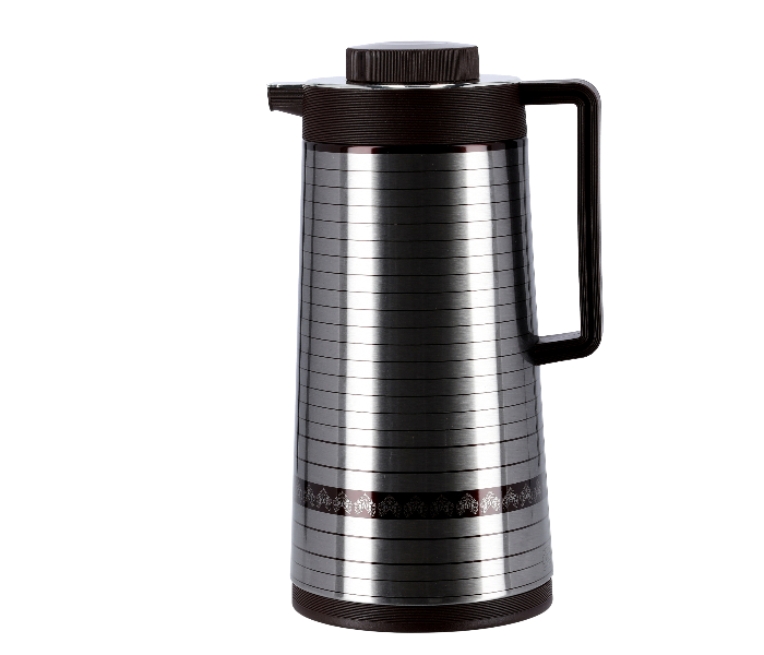 Delcasa DC1686 1.3 Litre Vacuum Flask - Black & Silver - Zoom Image 2