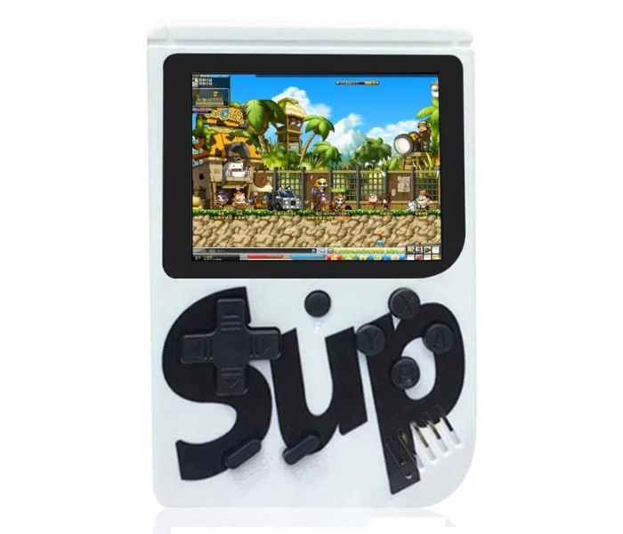 Sup 400 In 1 Game Box Wireless Retro Gaming Console Also Supports External Gamepad With Tv - White - Zoom Image 2