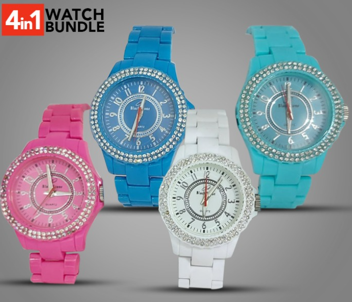 LadyOn NA002 4Pieces Block Womens Watches - Zoom Image