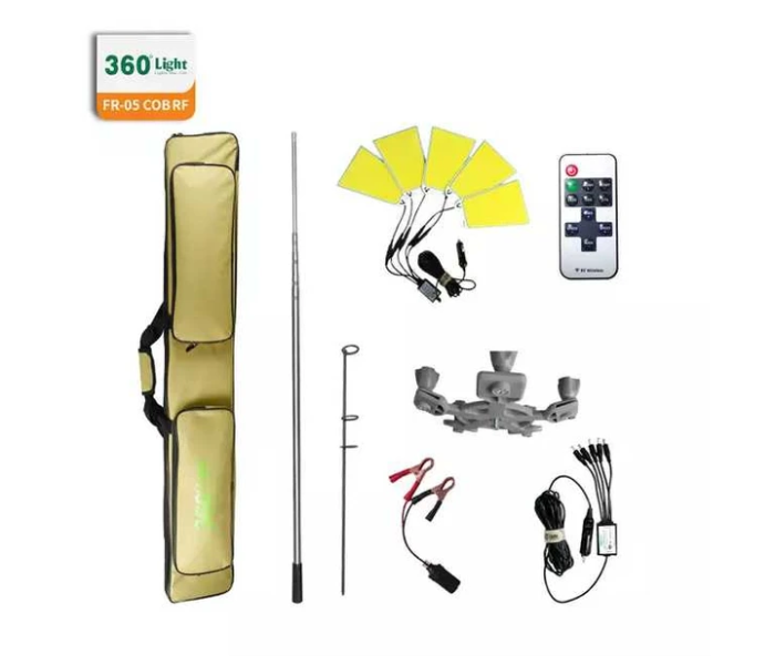 360 Degree Multifunction Outdoor 1250W LED Super Bright Tent Light Rod - Zoom Image 2