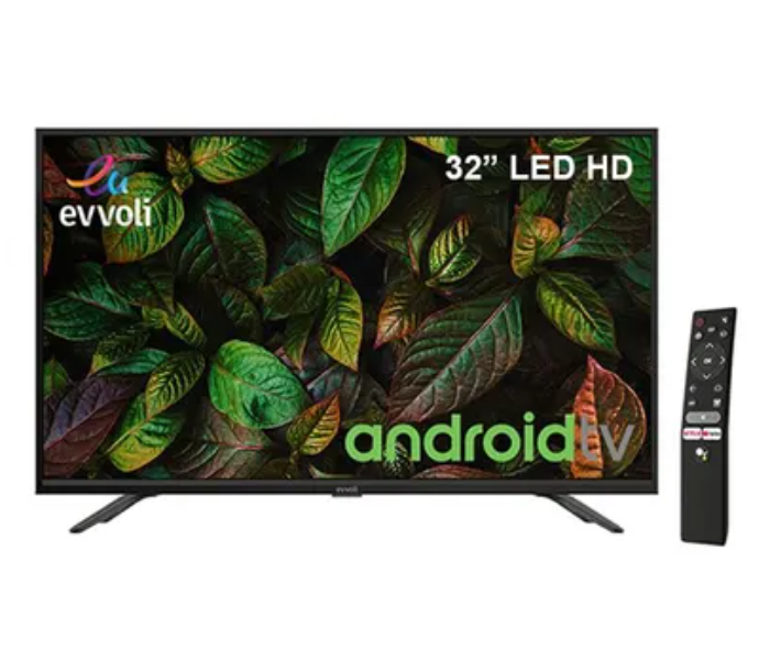 Evvoli 32EV200DA 32 Inch LED HD Android Smart TV - Black - Zoom Image 1