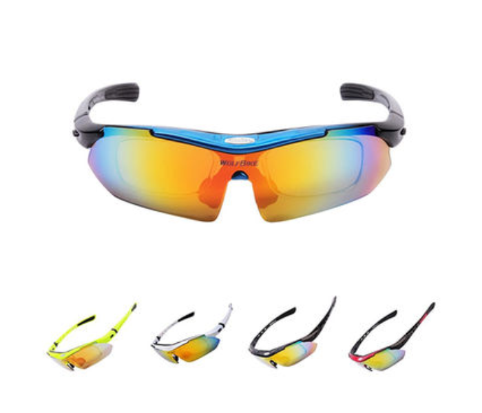 5 Lens Outdoor Sports Polarized Sunglasses - Multicolour - Zoom Image 2