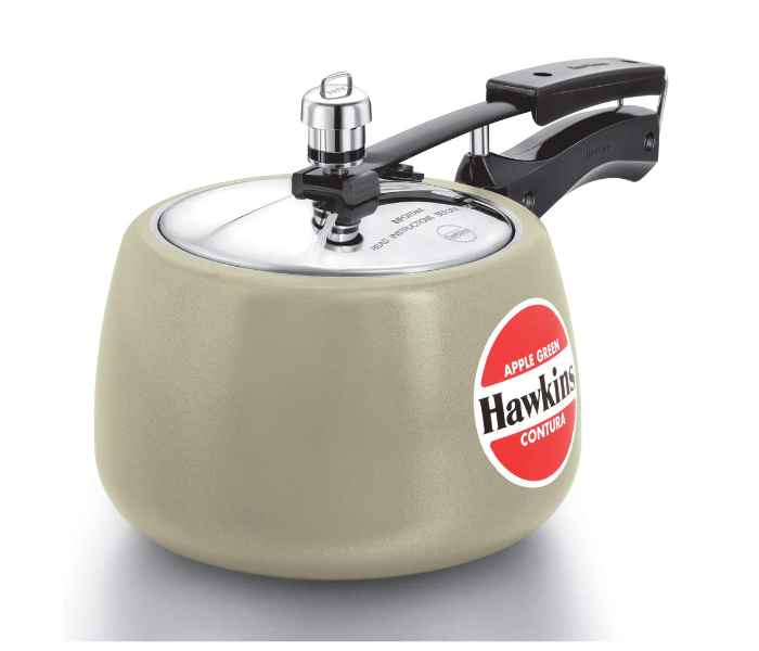 Hawkins CAG30 3 Litre Contura Pressure Cooker - Apple Green - Zoom Image 1