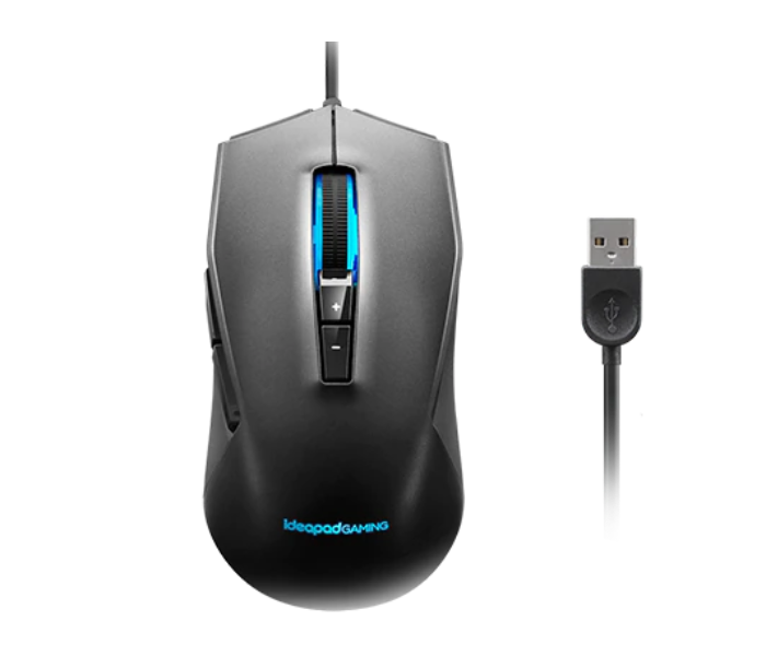 Lenovo GY50Z71902 M100 RGB IdeaPad Gaming Mouse - Black - Zoom Image 1