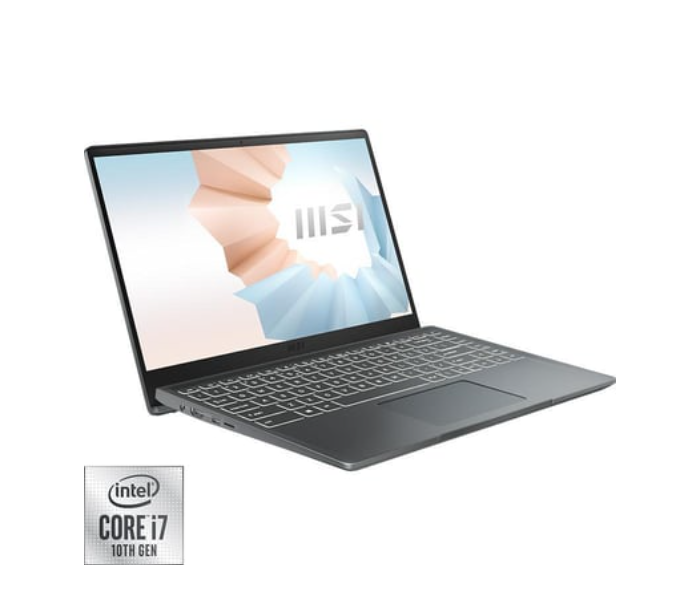 MSI Modern B10RBSW 14 Inch Intel Core i5-10510U 8 GB RAM 512 GB Storage NVIDIA GeForce MX350- Carbon Grey - Zoom Image 3