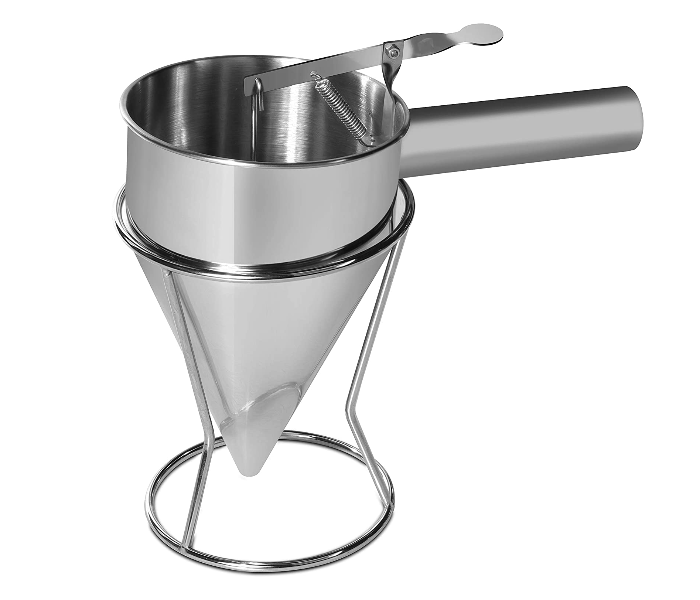 Royalford RF9770 Stainless Steel Batter Dispenser - Silver - Zoom Image 1