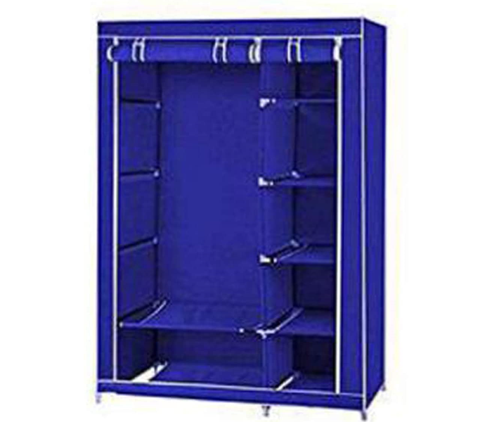 In-House Non-woven Fabric Portable Clothes Closet WRD-2824- Blue - Zoom Image 2