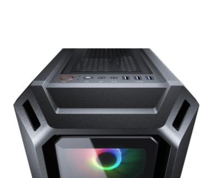 Cougar MX440-G RGB Mid-Tower Case with Tempered Glass - Black - Zoom Image 3