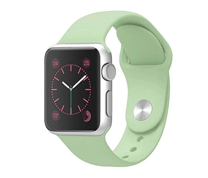 Generic GN-WB437-38-01 Silicone Replacement Band for Apple Watch Series - Mint - Zoom Image