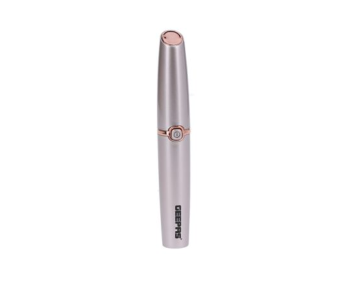 Geepas GLS86040 Rechargeable Eyebrow Trimmer - Silver and Gold - Zoom Image