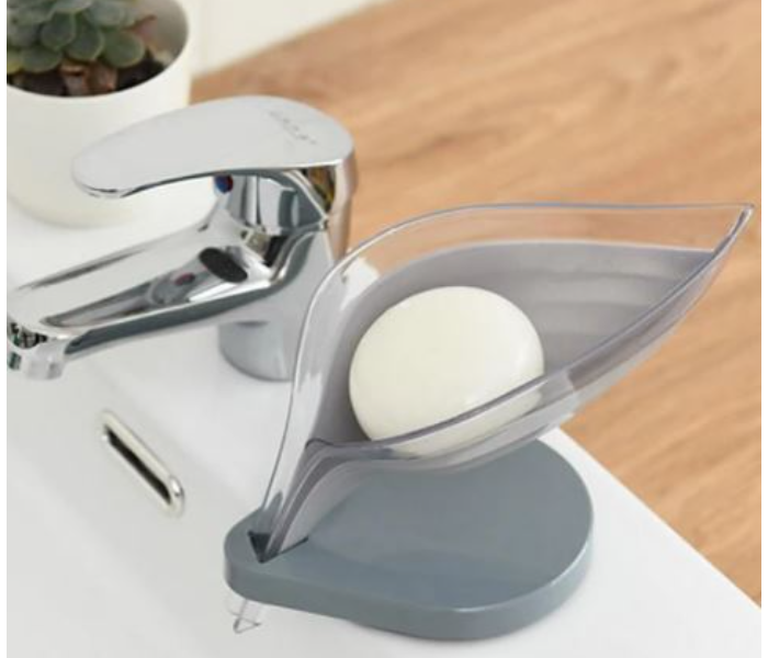 Leaf Soap Storage Box ABS Suction Cup Drain Soap Box - Zoom Image 3