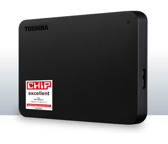 Toshiba HDTB440EK3CA 4TB Canvio Basics 2.5-Inch USB 3.0 Portable External Hard Drive - Black - Zoom Image 1