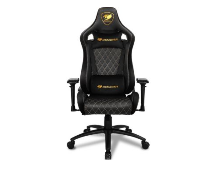 Cougar Armor S Royal Deluxe Adjustable Design Gaming Chair - Black & Gold - Zoom Image 1