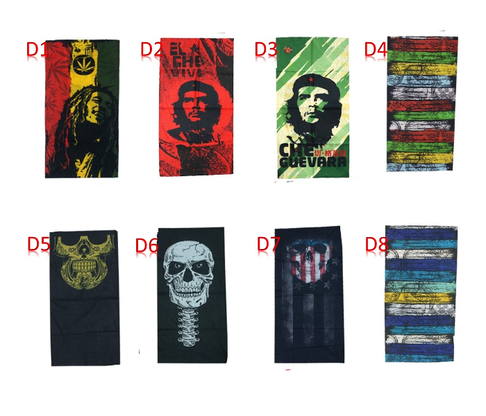 D6 Multi-Purpose Seamless Headkerchief Buff Bandana Scarf - Zoom Image 2