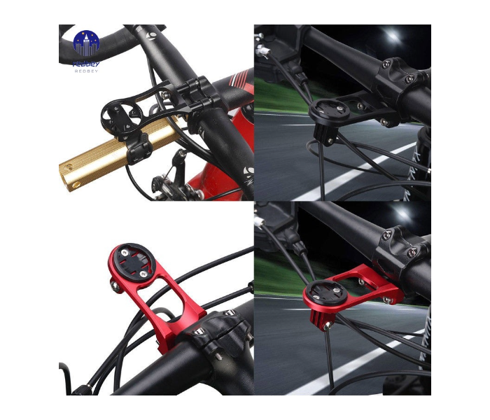 Cyclocomputer Bike Stem Front Bracket Mount Stand Holder Set  - Black - Zoom Image 5