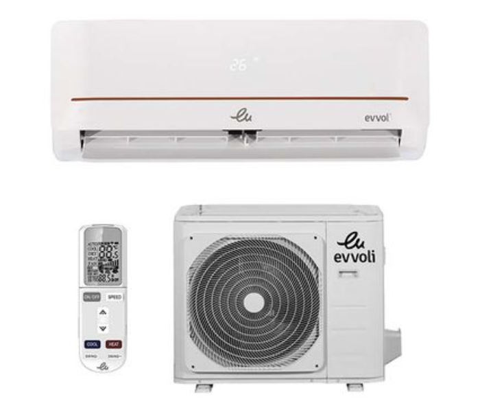 Evvoli EVT3-18K-MD-2S 18000 BTU 1.5 Ton Split T3 Rotary Compressor Air Conditioner - White - Zoom Image 3