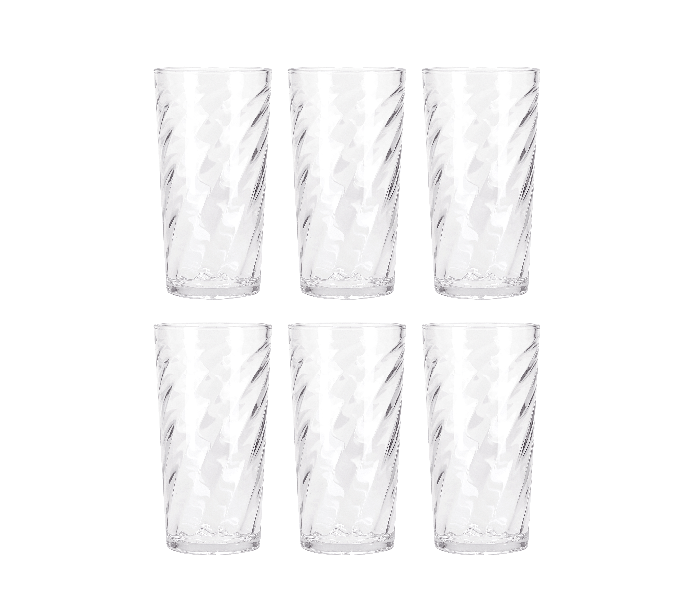 Delcasa DC1682 210ml 6 Pieces Ario Glass Tumbler  - Clear - Zoom Image 1