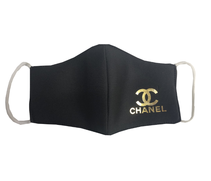 Zap Chanel Logo Printed Reusable and Washable Mask for Kids - Zoom Image